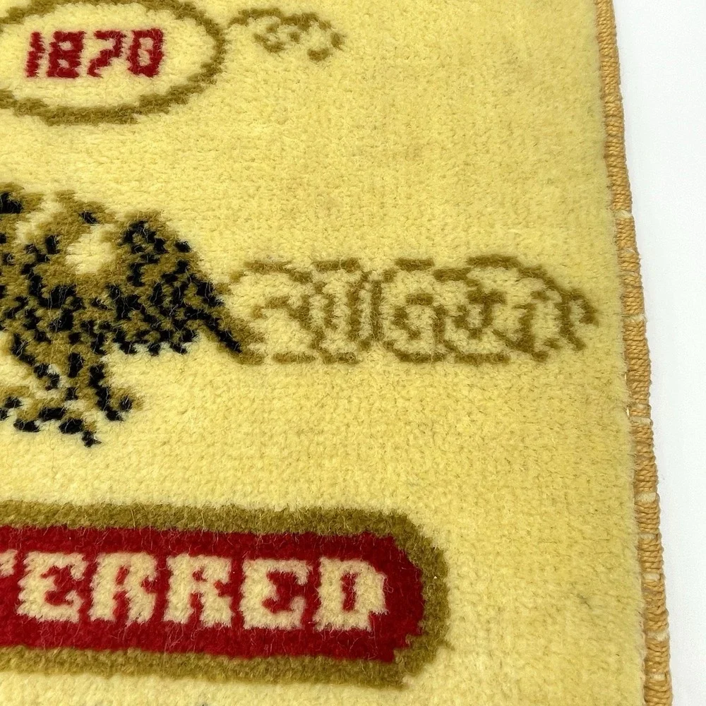 Vintage 1960s Fleischmann's Preferred Whiskey Advertising Bar Mat 18x13.5